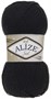 Пряжа Alize Sal Simli 95% акрил/5% металлик 100гр №60 Черный 114292 - фото 28135