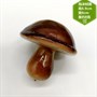 Искусственный гриб темный 6,9*6 см опенок/масленок белый гриб - фото 28514