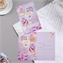 Открытка "В День Свадьбы!" тиснение, сиреневый фон, 25х19,4см 115376 - фото 29520