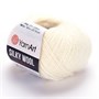 Пряжа YarnArt Silky wool 35% шелк/65% шерсть 25гр №330 Молочный 13434 - фото 33315