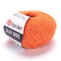 Пряжа YarnArt Silky wool 35% шелк/65% шерсть 25гр №338 Оранжевый 118672 - фото 33483