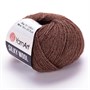 Пряжа YarnArt Silky wool 35% шелк/65% шерсть 25гр №336 Коричневый 118673 - фото 33484