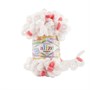 Пряжа Alize Puffy Color 100% Микрополиэстер 100гр №6490 белый/красный 118931 - фото 33891