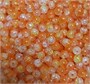 бусины битое стекло 10мм 10гр, цв. оранжевый/желтый 120327 - фото 35801