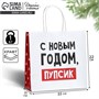 Пакет подарочный новогодний «С Новым годом, пупсик», 22*22*11см 121225 - фото 38145