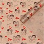 Бумага упаковочная крафт "Любовь это...", 0.6*10 м, 40 гр/м2 121362 - фото 38250