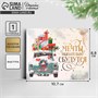 Открытка с новым годом на акварельном картоне «Мечты», машина, тиснение, 10.7*8.8 см 121402 - фото 38282