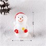 Снеговичок со звездой мини-фигурка 3*2см 122182 - фото 38945