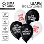 Воздушный шар латексный 12" «Для мужика», юмор, 5шт 122793 - фото 39449
