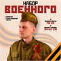 Н-р военного: пилотка р. 54–57см, Георгиевская лента 40см, атлас, МИКС 123315 - фото 40074