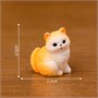 Котик мини-фигурка 2,5*2,2мм, рыжий 124943 - фото 41866