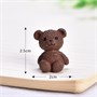 Плюшевый мишка мини-фигурка 2,5*2см, цв коричневый 124947 - фото 41869