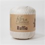 Пряжа Raffia 40гр (переработанные листья пальмы), 90м цвет 116-15 дымчато-белый 104469 - фото 41975
