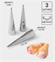 Формы д/круассанов и трубочек, 12.5*3.5см, н-р 3шт, нержавеющая сталь 124901 - фото 42085