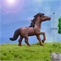 Лошадь мини-фигурка 5,5*7,6см, цв коричневый 125006 - фото 42158