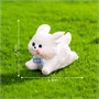 Собака белая мини-фигурка 2,7*3,5см  126269