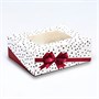 Коробка подарочная складная «Красный бант» 10*8*3.5см 126453