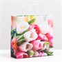 Пакет «Нежные тюльпаны», мягкий пластик, 30*30см, 120 мкм 126994