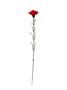 Цветы искусственные «Гвоздика красная», h46см, d8см 127008