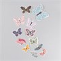 Н-р наклеек д/декора «Арт Узор. Бабочки. Цветочки. Ситец», картон, 12шт, h4-10см 127092
