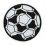 Термоаппликация «Футбольный мяч», d5см, цвет белый/чёрный 127118