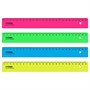 Линейка пластиковая «Стамм», 25см, непрозрачная, неоновые цвета, МИКС 1шт 28495