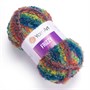 Пряжа YarnArt Frizzy 20% шерсть/77% акрил/3% полиэстер, 150гр/105м №411 оранжевый/синий/зеленый 107023