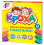Пластилин мягкий Луч Кроха восковой 12 цветов х 15 гр. 102955