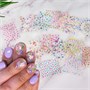 Наклейки на ногти цвет ассорти 6*5см 116708
