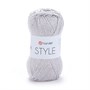 Пряжа YarnArt style №666 серебро 127629