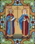 Панна н-р д/вышивки бисером икона Св равноапостольных царя Константина и царицы Елены ЦМ-1827  - фото 6235