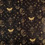 Бумага упаковочная глянцевая «Золотой космос», 70 × 100 см - фото 9471